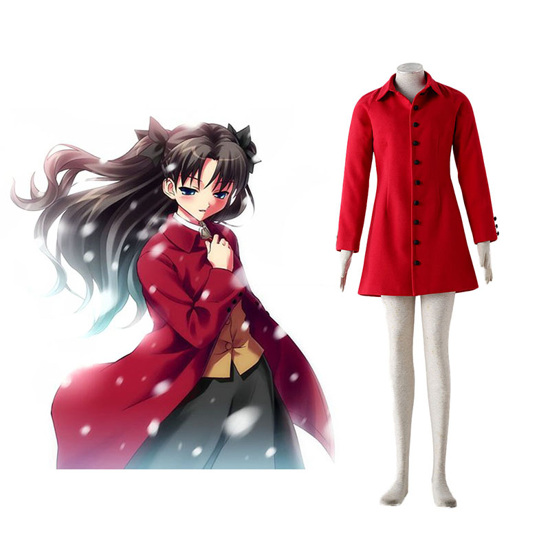 Déguisement Cosplay The Holy Grail War Tohsaka Rin 4 Rouge Boutique de France
