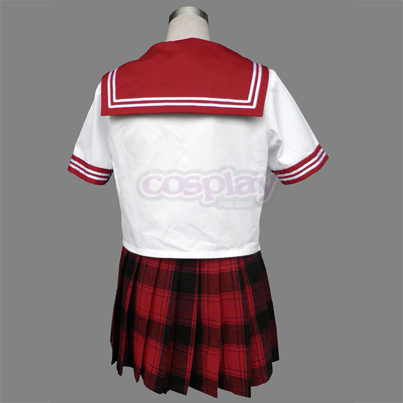 Déguisement Cosplay Sailor Uniform 6 Rouge Grid Boutique de France