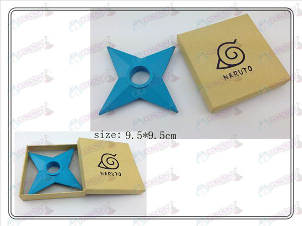 Naruto Shuriken boîte en plastique classique (bleu)