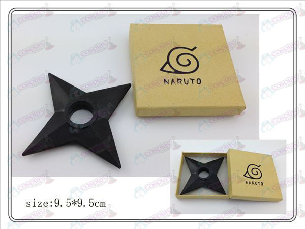 Naruto Shuriken boîte en plastique classique (noir)