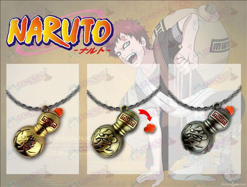 Naruto ouvertures gourde collier 3 couleurs disponibles