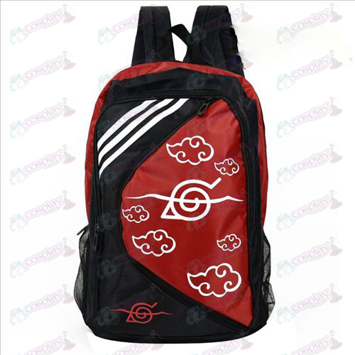 1225 Naruto Backpack Red Cloud