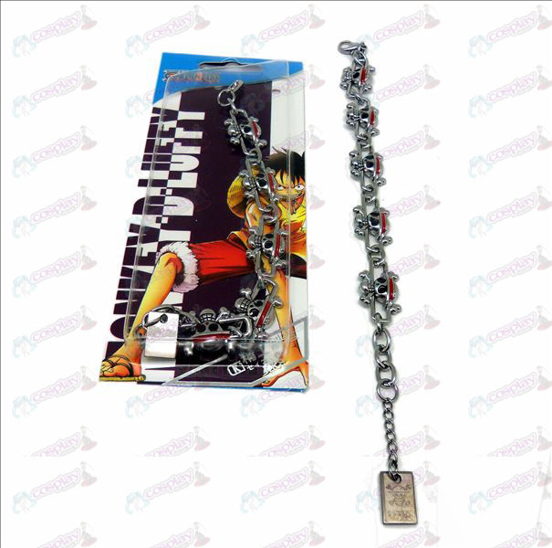 Piece Luffy accessoires bracelet en métal de logo fait