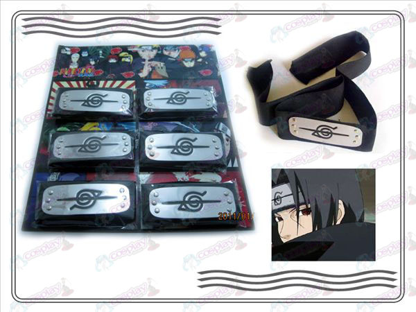 Xiao Organisation 6 installé Naruto bandeau (abstention rebelle) Noir
