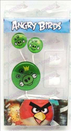 Epoxy casque (Angry Birds accessoires vert Pig)