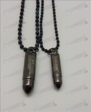CrossFire collier de balle d'accessoires de boursouflure (noir avec des mots)