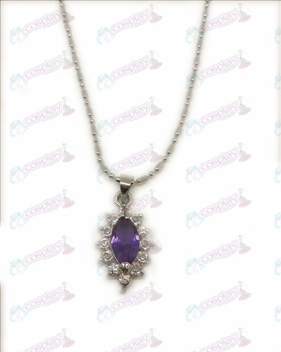 D Blister Accessoires Black Butler collier de diamant (Violet)
