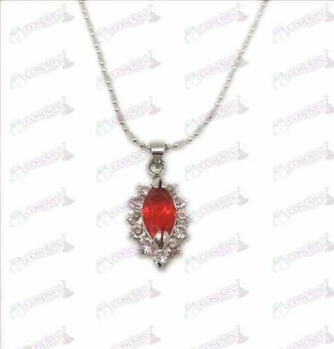 D Blister Accessoires Black Butler collier de diamant (rouge)