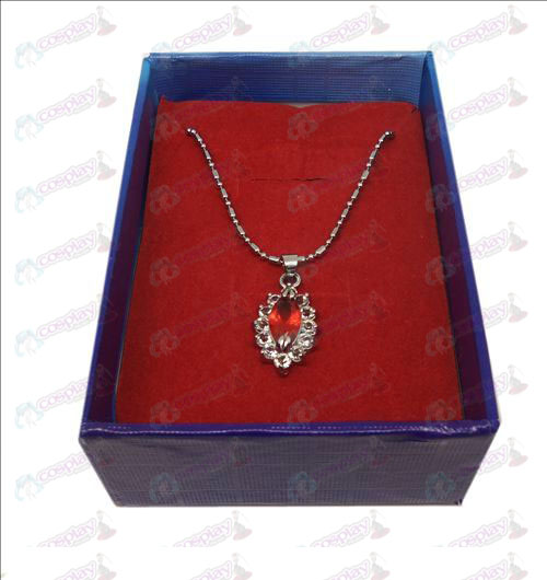 D coffret Accessoires Black Butler collier de diamant (rouge)
