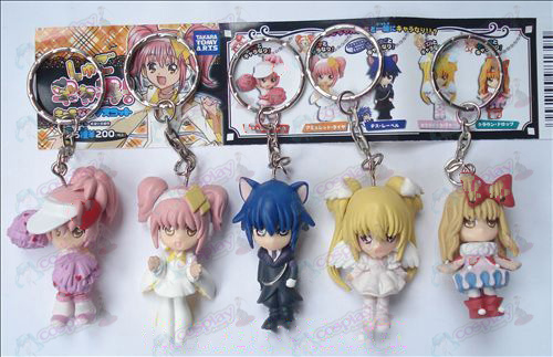 5 modèles Shugo Chara! Doll Keychain accessoires