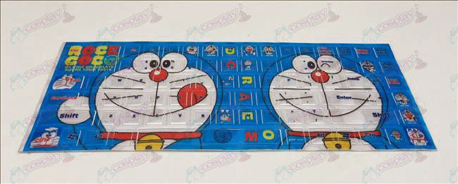 PVC autocollants de clavier Doraemon