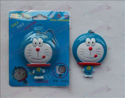 Doraemon langue léchant miroir
