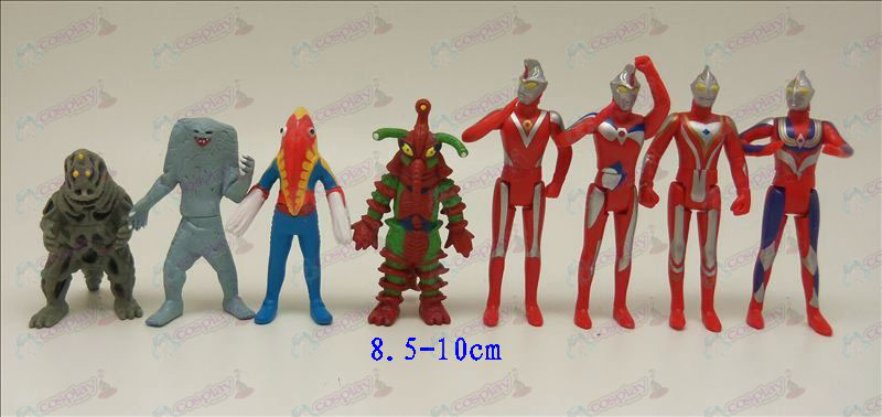Huit Accessoires Ultraman de poupée