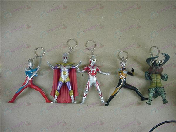 5 Génération 5 modèles Keychain Superman Accessoires Ultraman