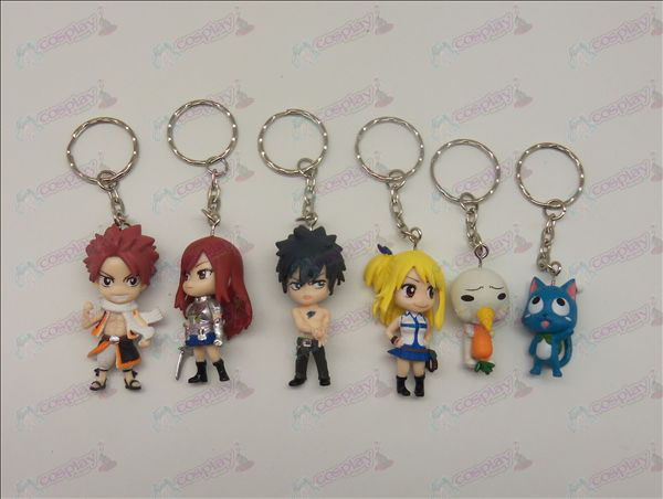 6 Fairy Tail Doll Keychain accessoires