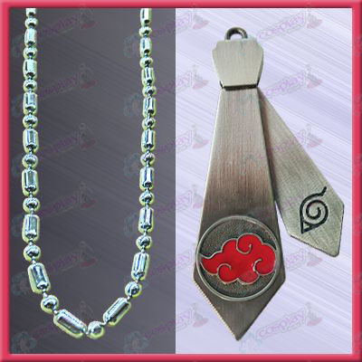 Naruto - Cravate rouge Collier Cloud (mobile)
