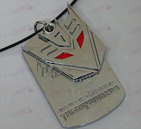 Transformateurs accessoires Decepticons à double tag collier - marqué - Blanc