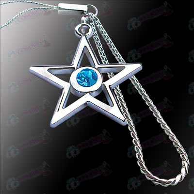 Manque Rock Shooter Accessoires chaîne de la machine de pentagramme (bleu)