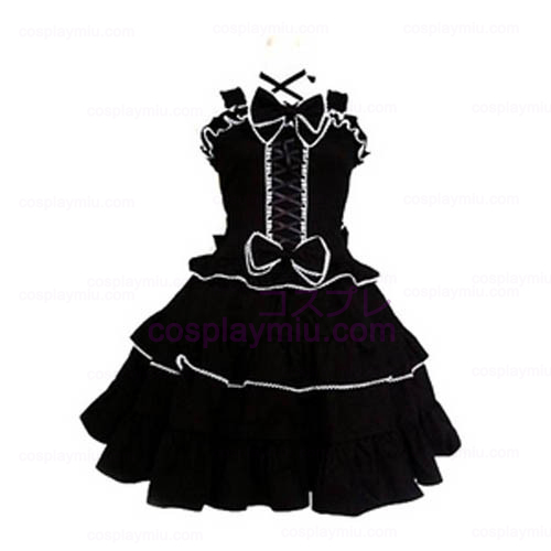 Tailor-made Black Gothic Lolita Déguisements Cosplay