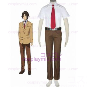Seitokai Yakuin Domo-Hommes Summer School Uniform 65% Cotton 35% Polyester Déguisements Cosplay