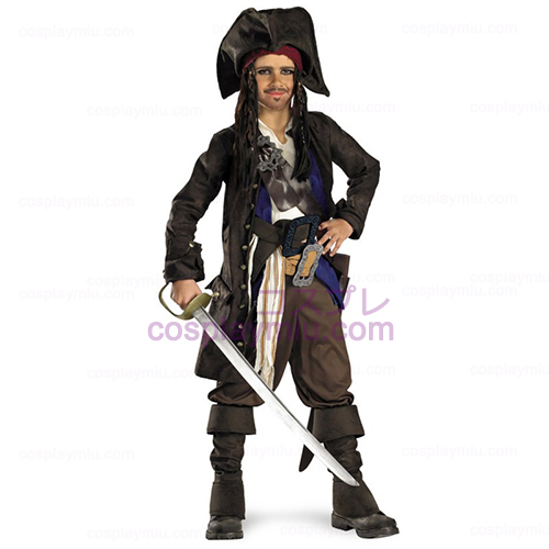 Pirates of the Caribbean - Captain Jack Sparrow Prestige Child Déguisements
