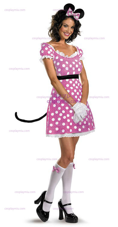 Disney Clubhouse Pink Minnie Mouse Adult Déguisements