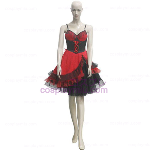 Red and Black Gallus Girl Déguisements Cosplay