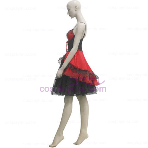 Red and Black Gallus Girl Déguisements Cosplay