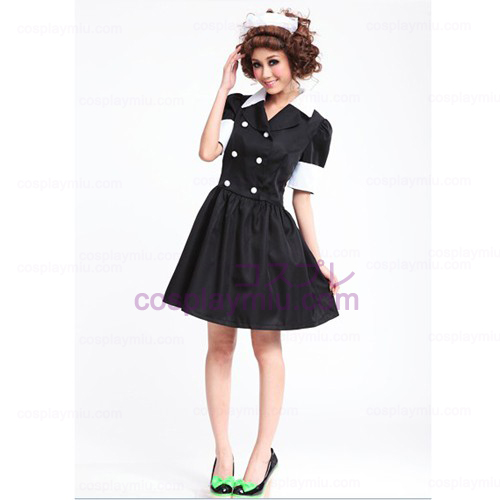 Lolita Déguisements Cosplay/Black Barbie Doll Maid Déguisements