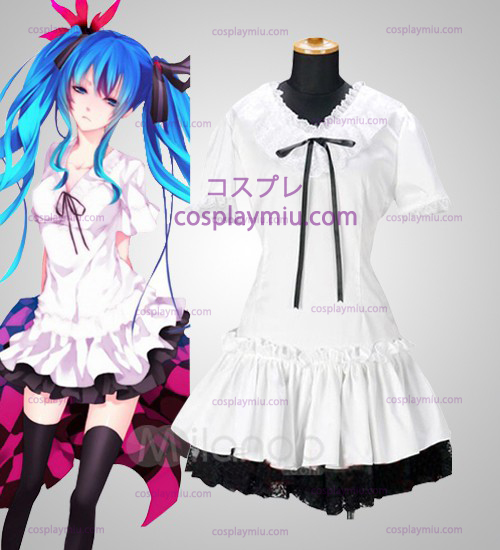 Vocaloid Miku White Déguisements Cosplay Dress