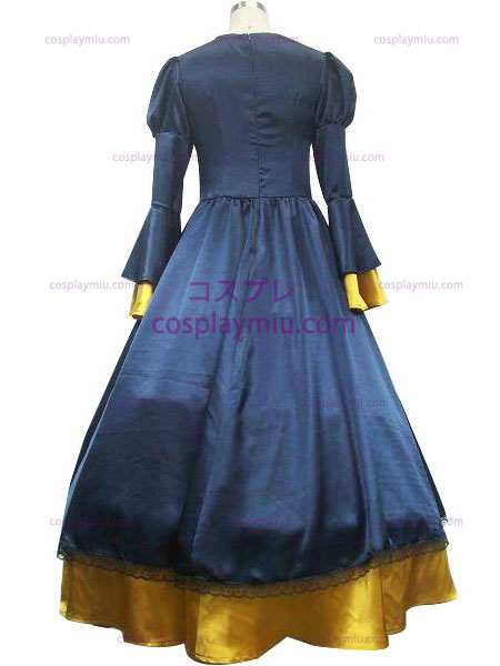 Vocaloid Kagamine Rin Blue And Yellow Déguisements Cosplay Dress