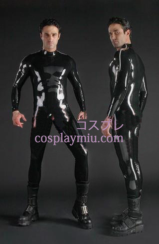 Manches longues Latex Catsuit