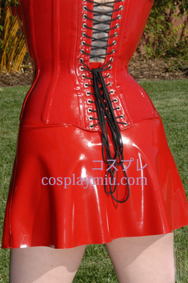 Rouge Sexy Latex Robe
