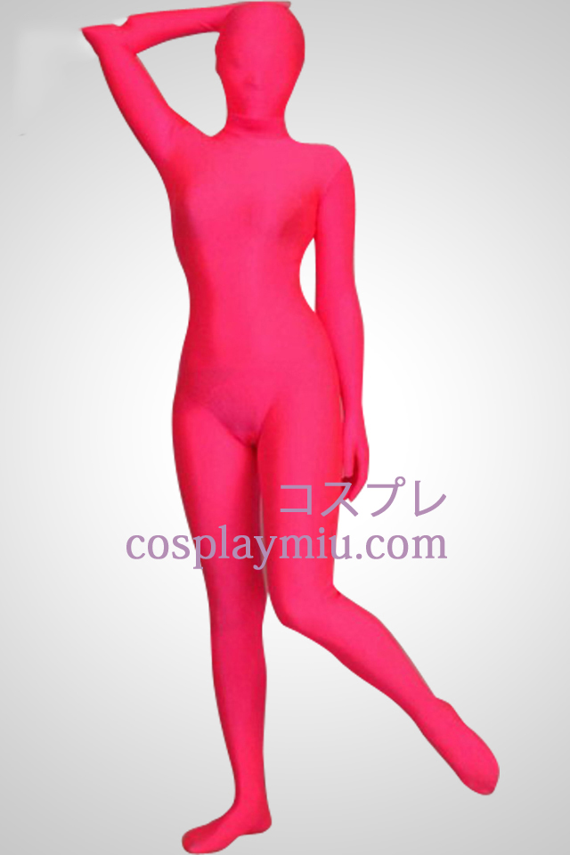 Rose Couleur Full Body Lycra Spandex Zentai Suit