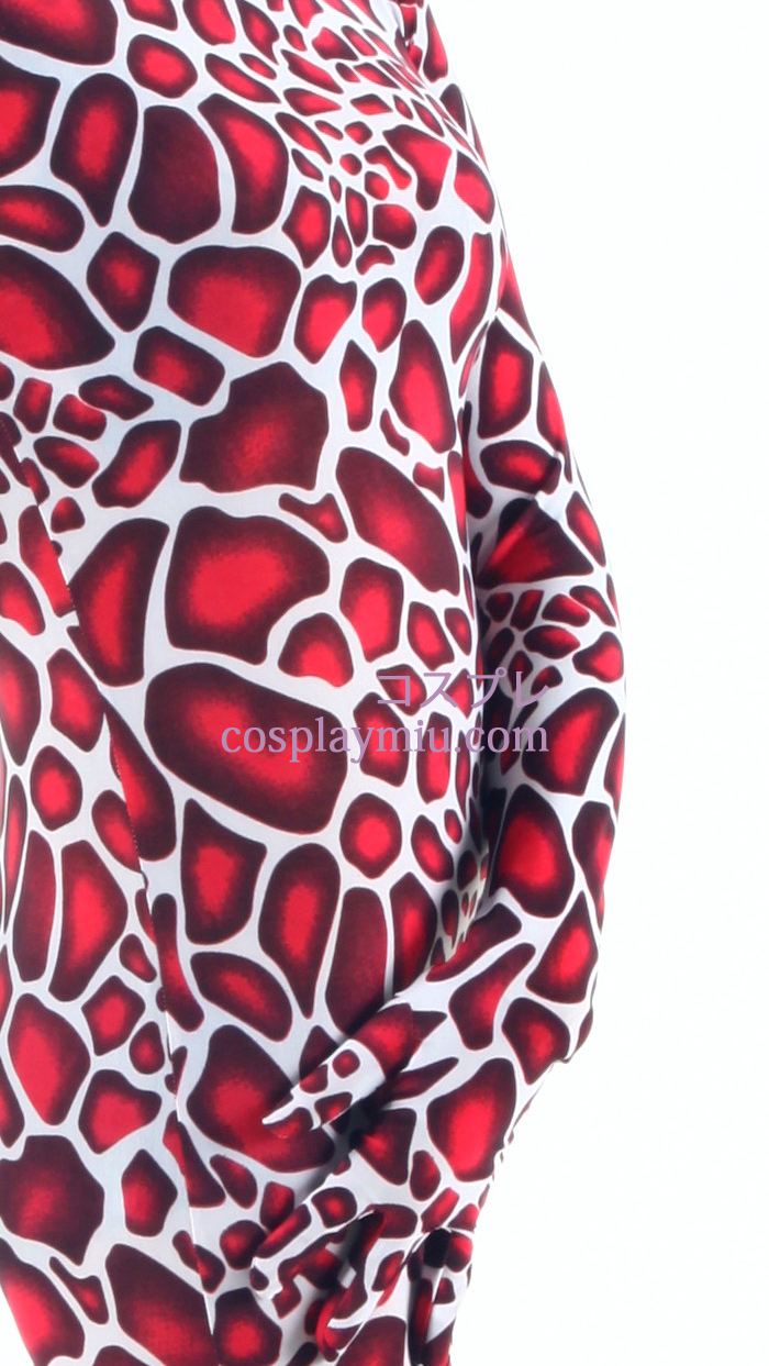 Red Giraffe Lycra Zentai Suit