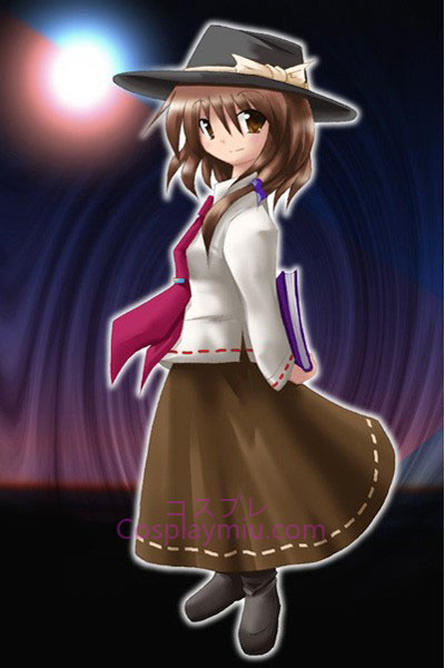 Touhou Project Usami Renko Brown perruque courte