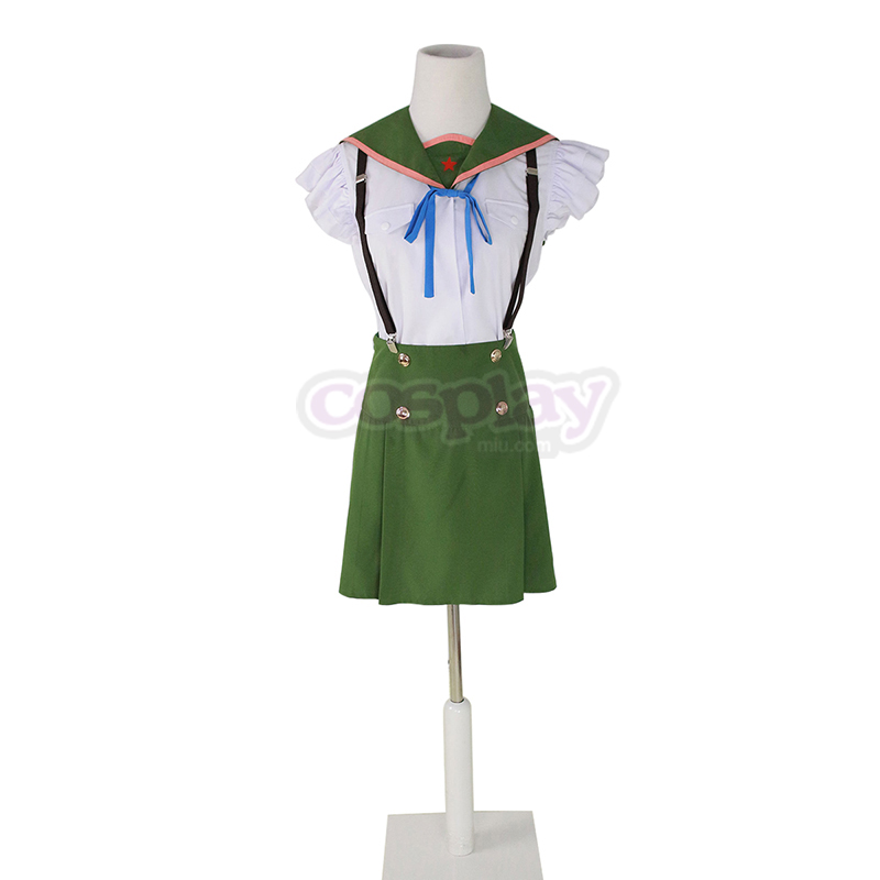 Déguisement Cosplay School-Live! Ebisuzawa Kurumi 1 Green Sailor Boutique de France