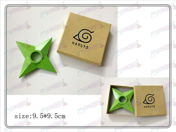 Naruto classiques mains en boîte (vert) en plastique