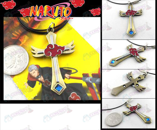 Naruto Red Cloud collier bronze