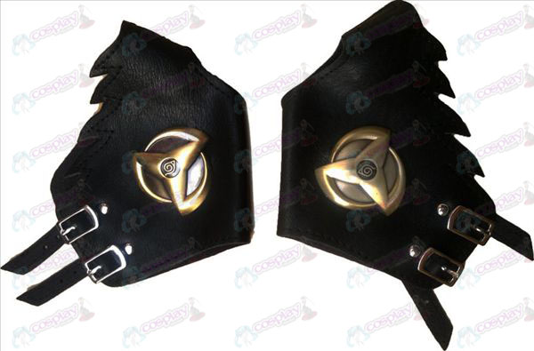 Naruto kaléidoscope logo punk de gants cuivre