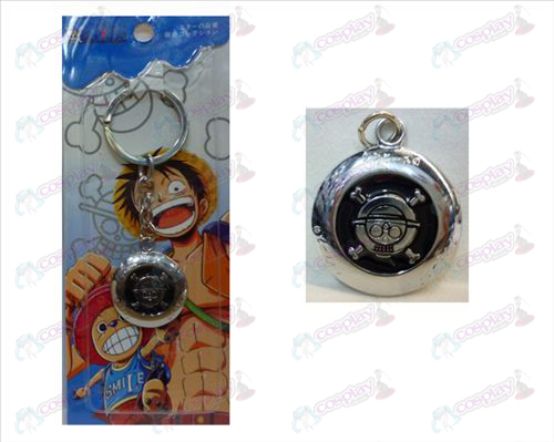 Accessoires One Piece de porte-clés de logo circulaire