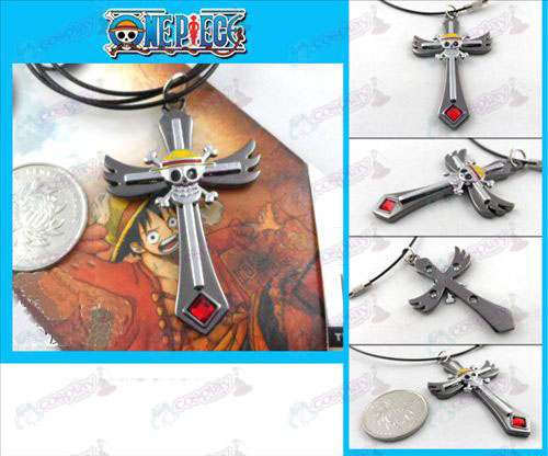 Accessoires One Piece crâne collier couleur des armes à feu