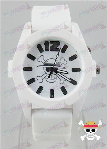 Accessoires One Piece lumières clignotantes colorées Watch - blanche