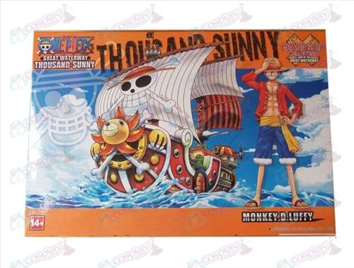 Accessoires One Piece1 navires ont assemblé modèle (Sun Boat)
