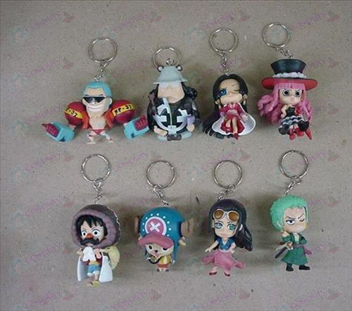 56 au nom de huit accessoires One Piece Porte-clés
