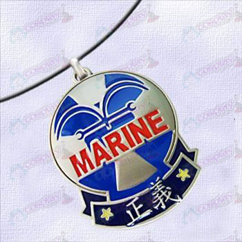 Accessoires One Piece-marine Badge of Justice collier