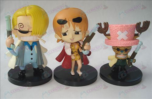 (3) Accessoires One Piece Doll (