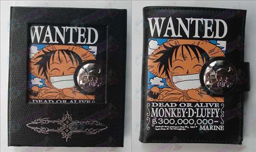 One Piece Luffy accessoires portefeuille (couleur)