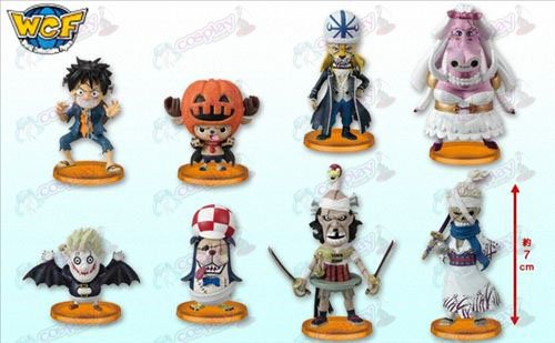 32 pour le compte de huit Accessoires One Piece poupée berceau (réponses Halloween) Box
