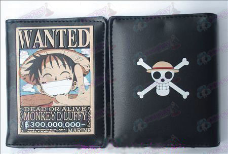 One Piece Luffy accessoires mandat portefeuille en cuir (Jane)
